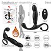 Estimulador prostatico con control remoto y fucion de calor